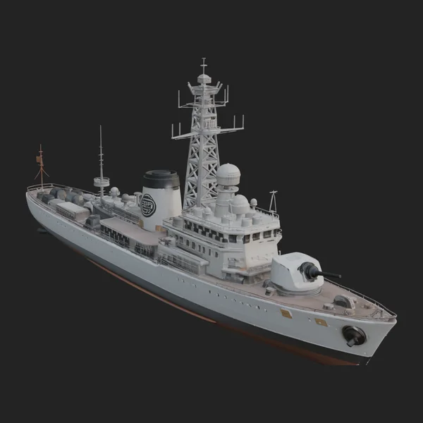 Naval Destroyer Model Design 12