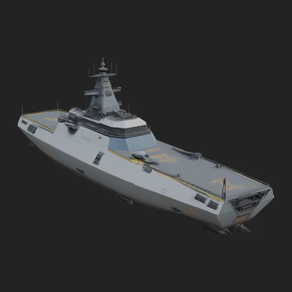 Naval Destroyer Model Design 17