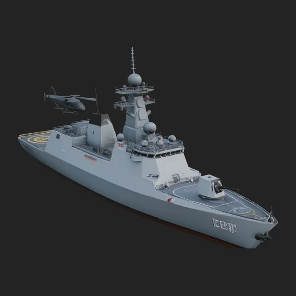 Naval Destroyer Model Design 18