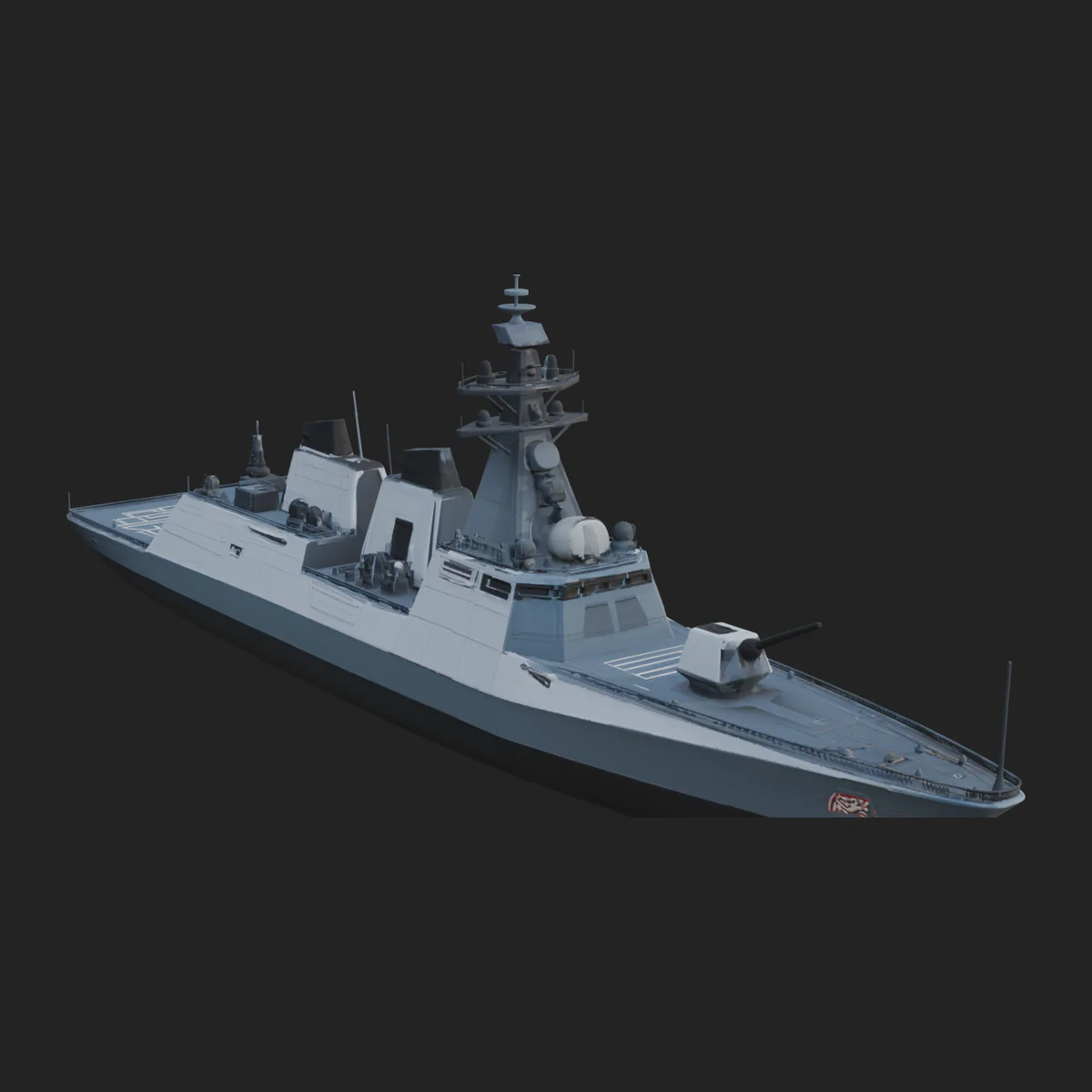 Naval Destroyer Model Design 4