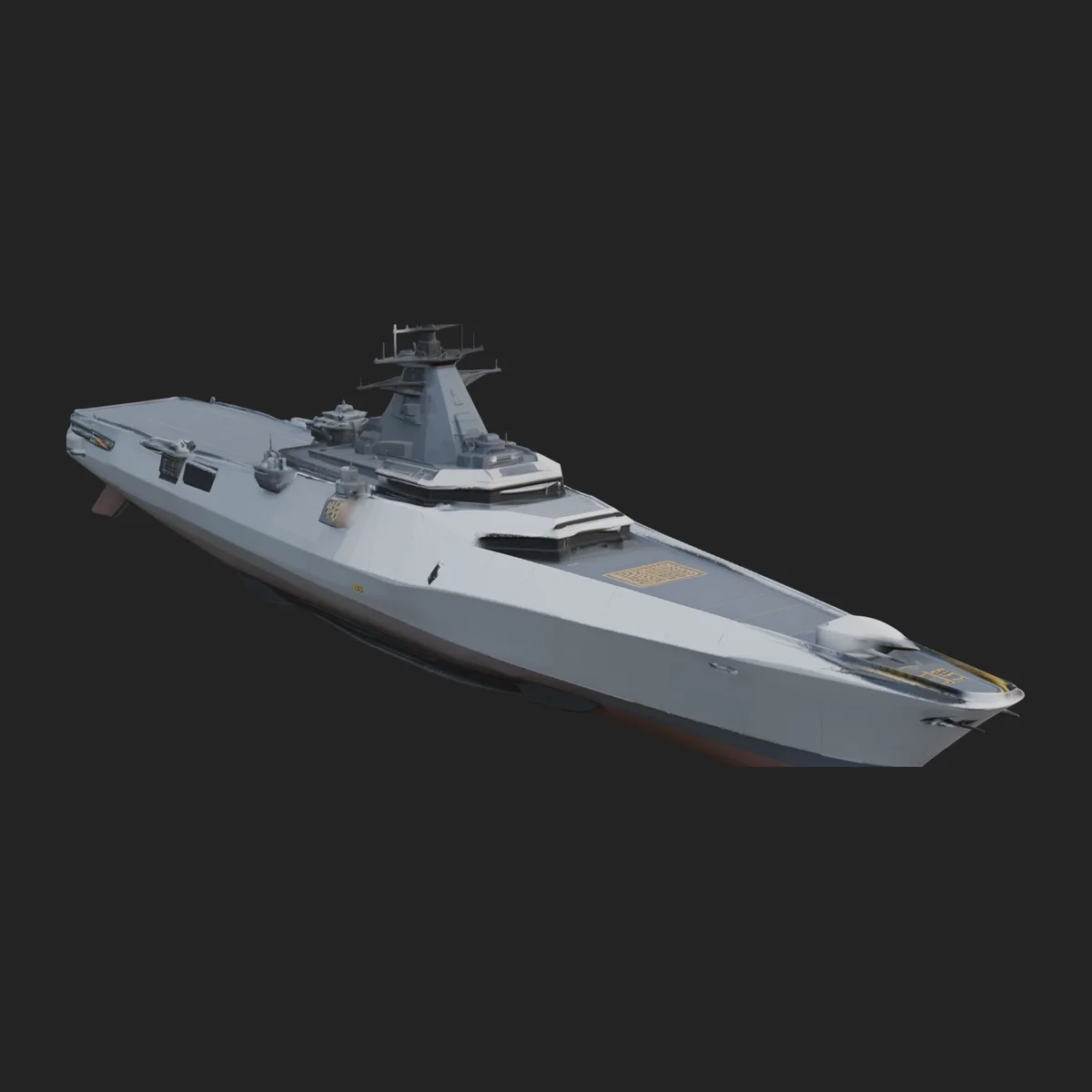 Naval Destroyer Model Design 5