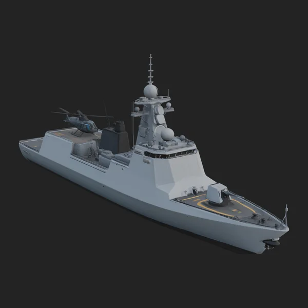 Naval Destroyer Model Design 7