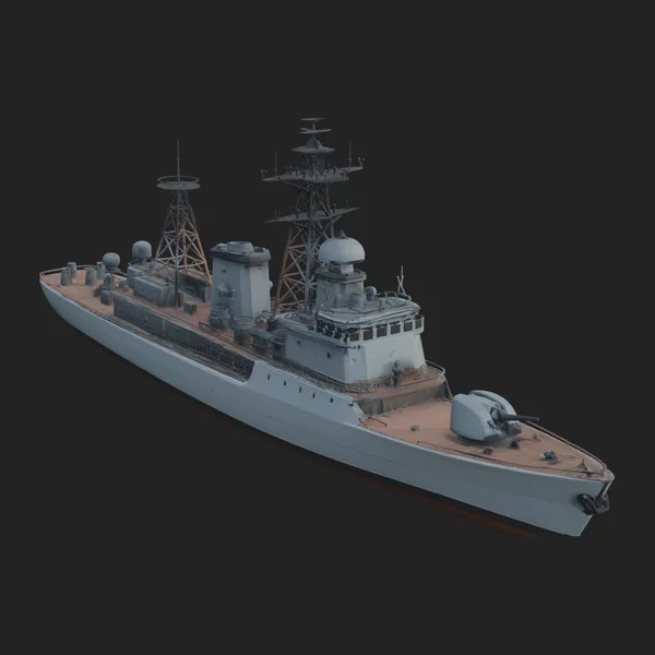 Naval Destroyer Model Design 9