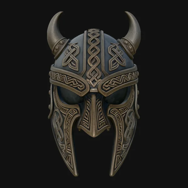 Norse Knotwork Helmet Mask Design 1