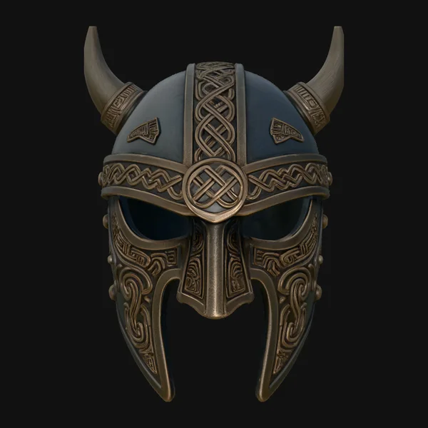 Norse Knotwork Helmet Mask Design 3