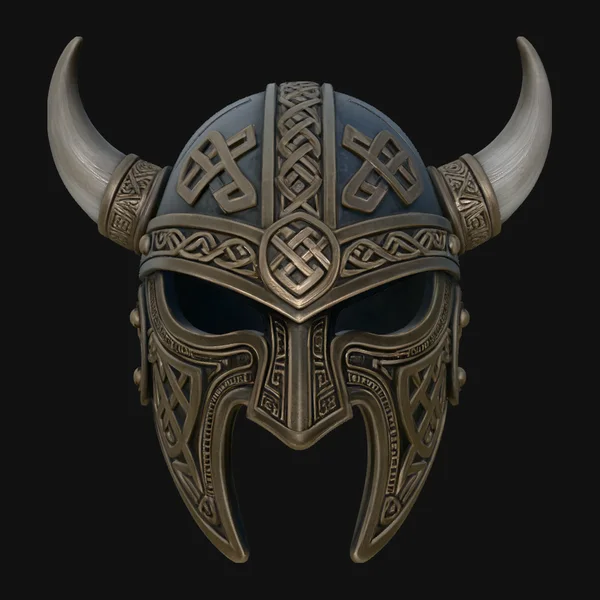 Norse Knotwork Helmet Mask Design 4