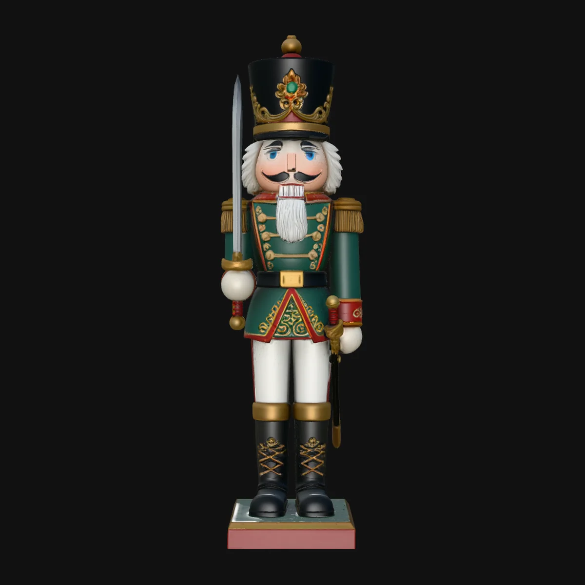 Nutcracker Soldier Statue Design 2