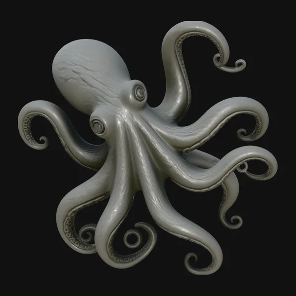 Octopus Statue Design 1