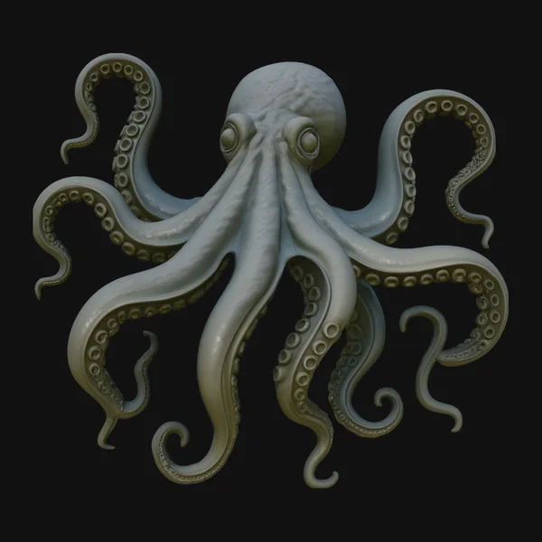 Octopus Statue Design 2