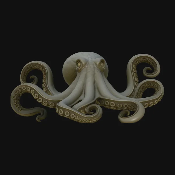Octopus Statue Design 3