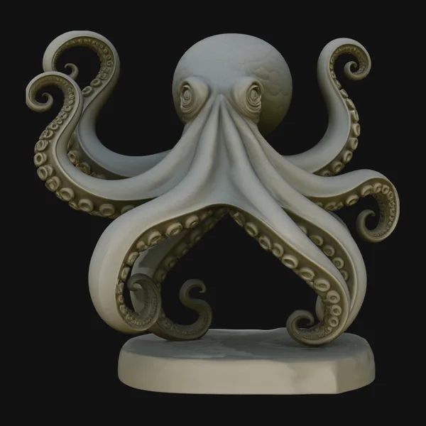 Octopus Statue Design 4
