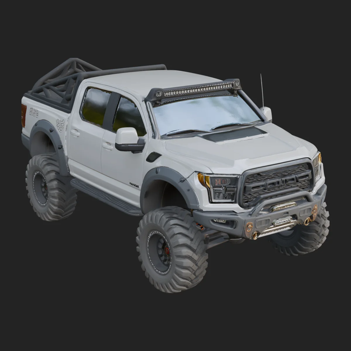 Off Road Pickup Truck Model Design 10