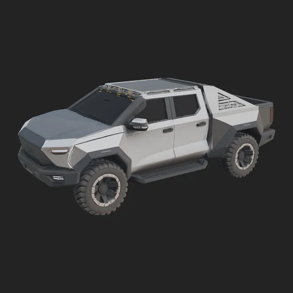 Off Road Pickup Truck Model Design 2
