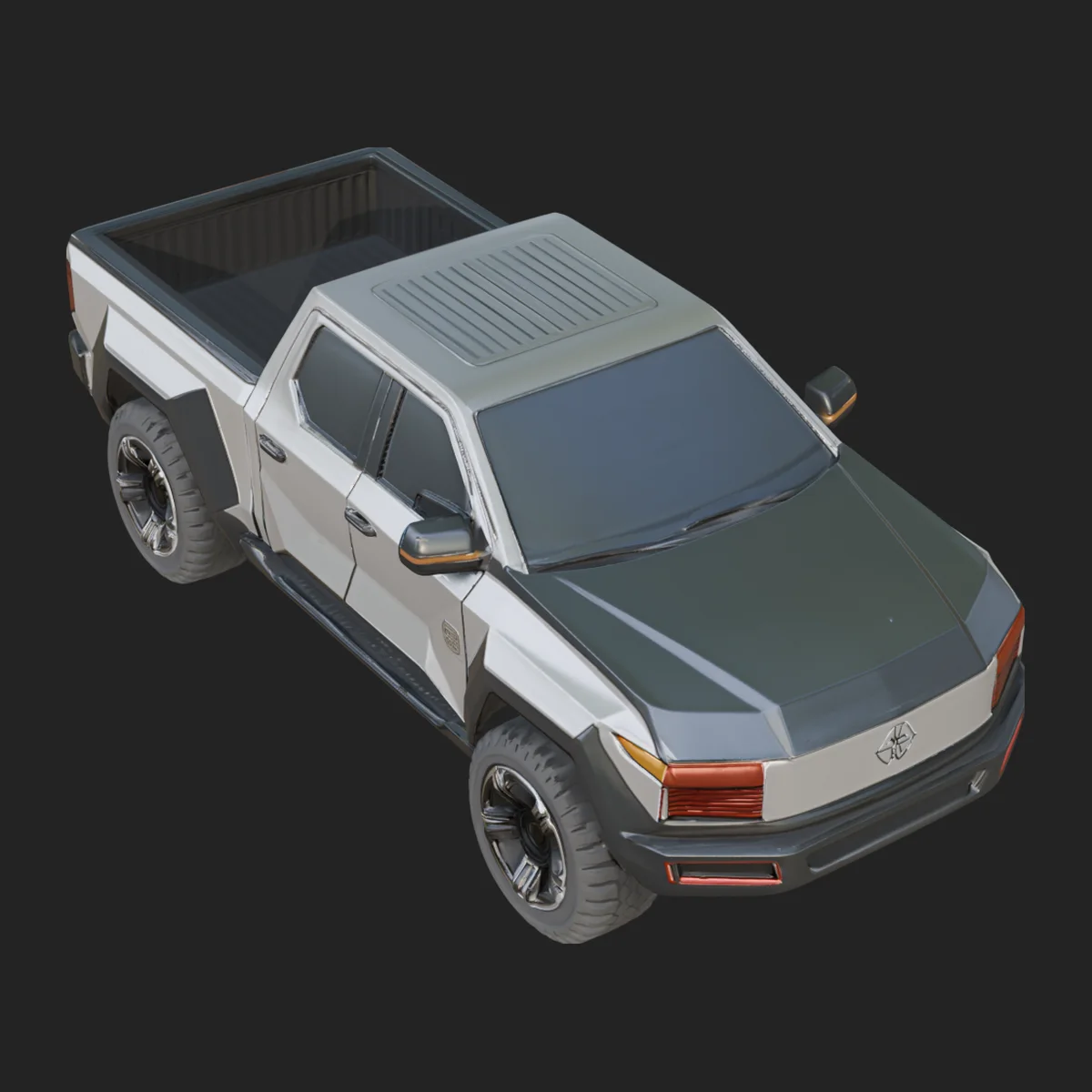 Off Road Pickup Truck Model Design 3
