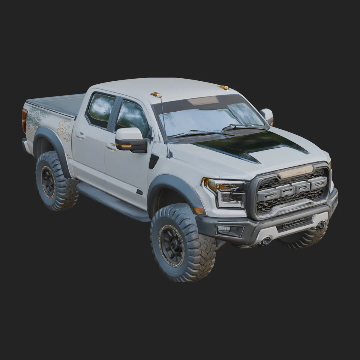 Off Road Pickup Truck Model Design 8