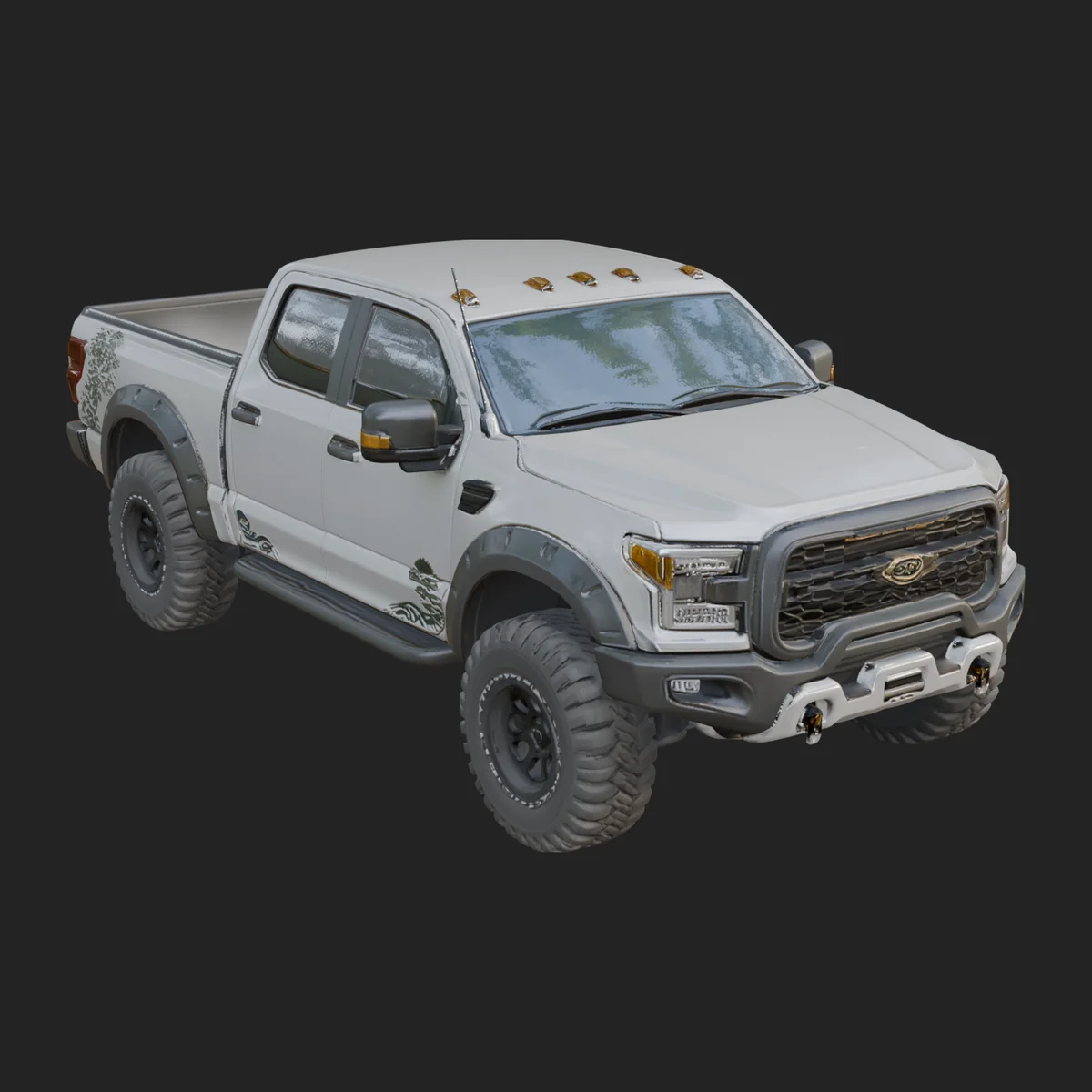 Off Road Pickup Truck Model Design 9