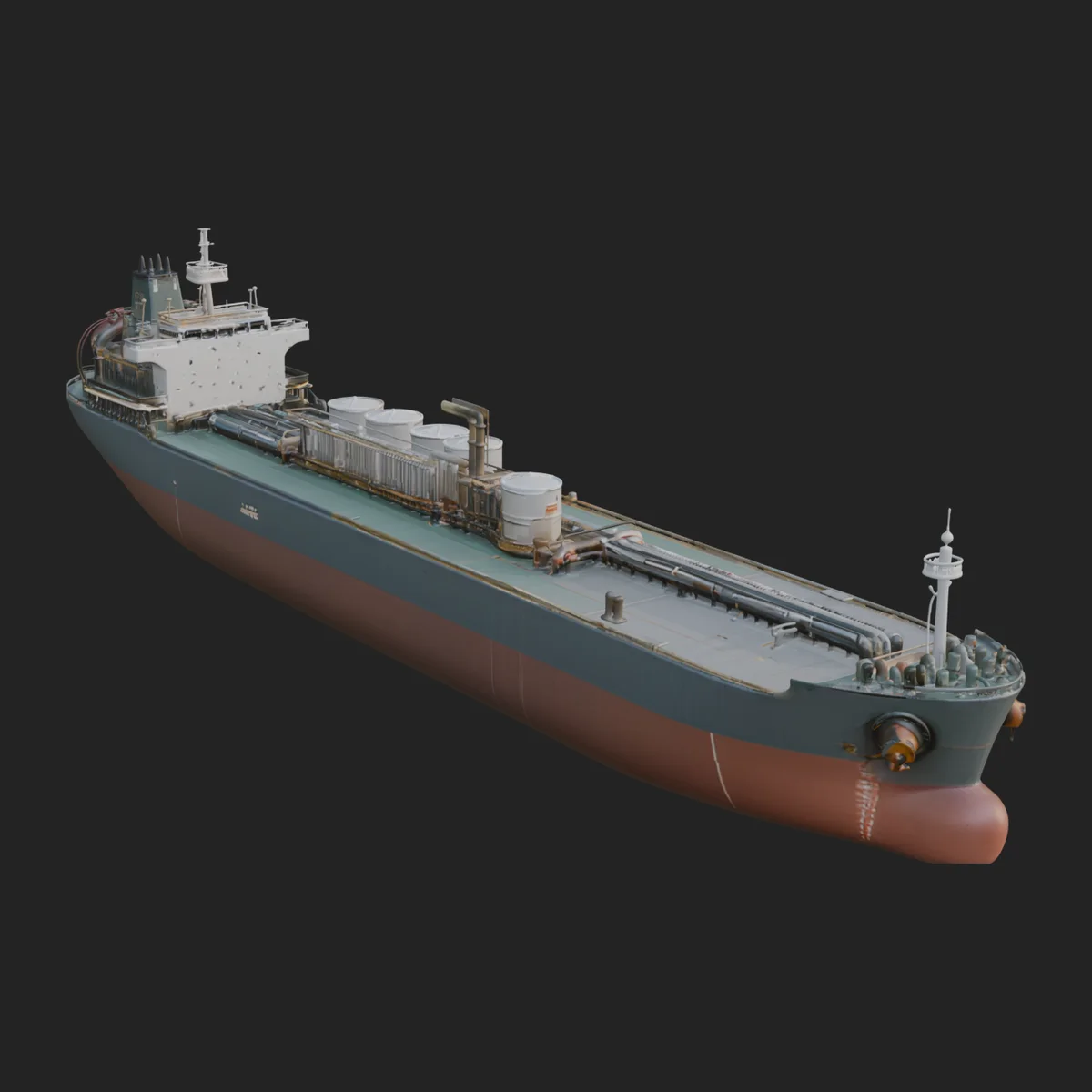 Oil Tanker Ship Model Design 1