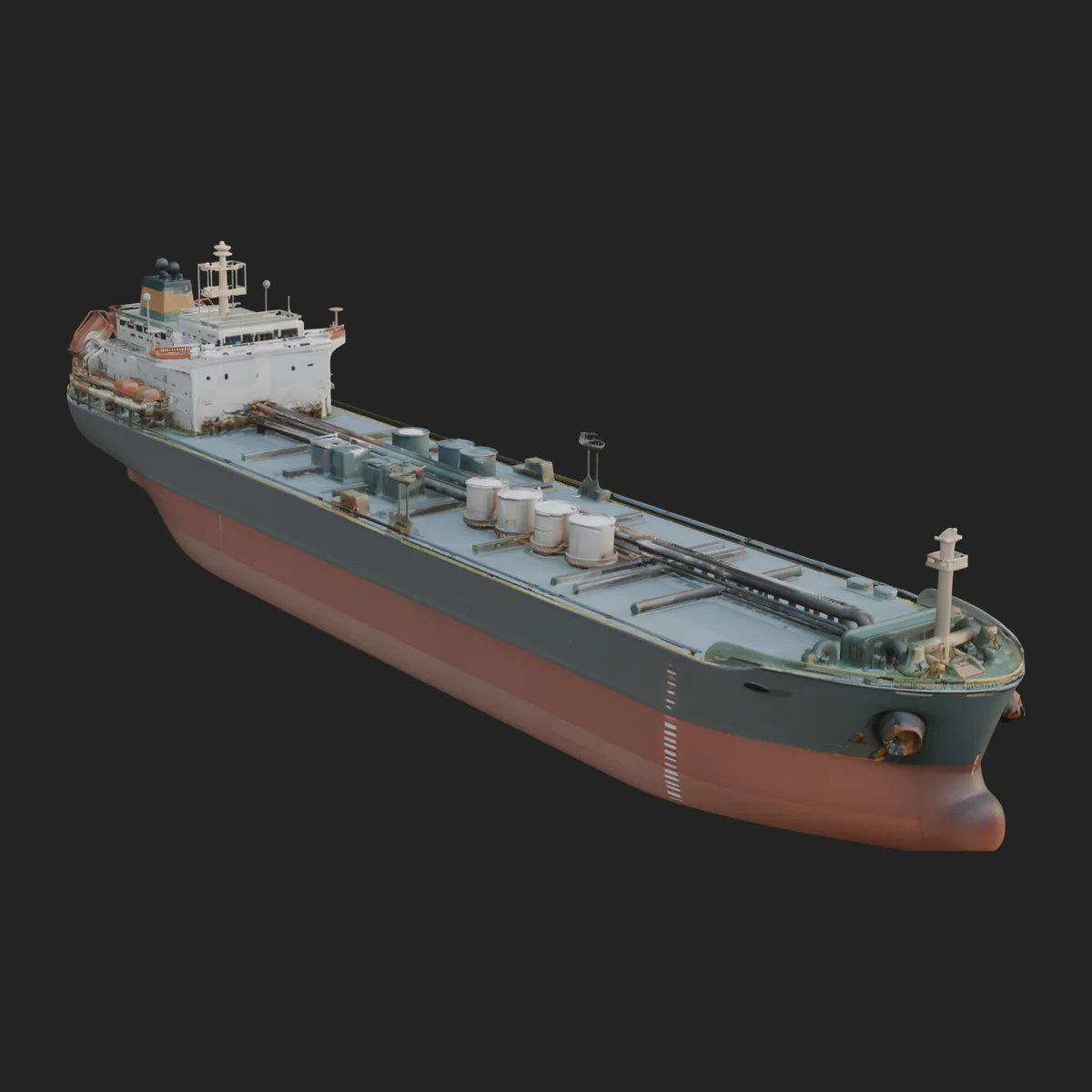 Oil Tanker Ship Model Design 2
