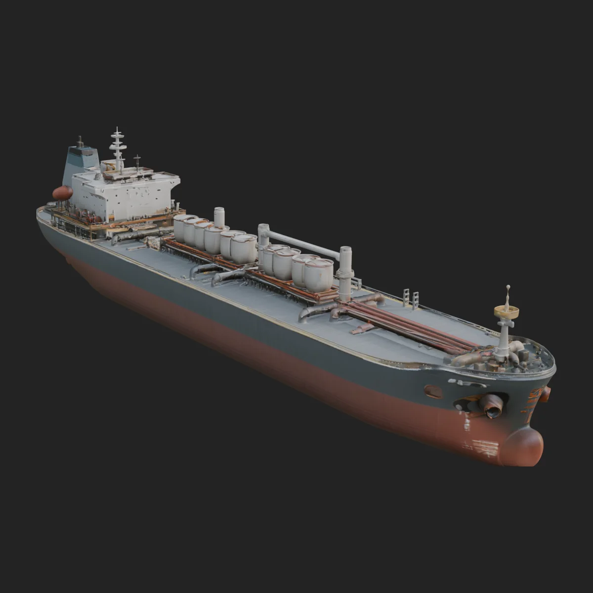 Oil Tanker Ship Model Design 3