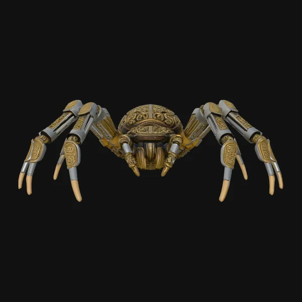 Ornate Clockwork Spider Statue Design 3