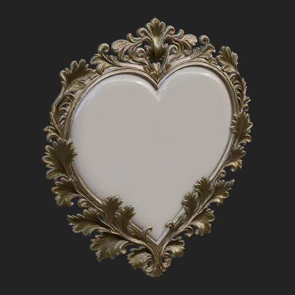Ornate Framed Heart Plaque Design 8