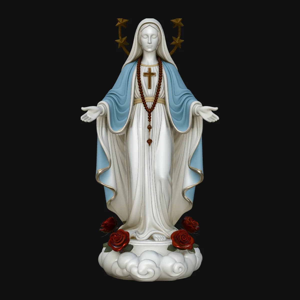 Our Lady of Grace Statue Design 6