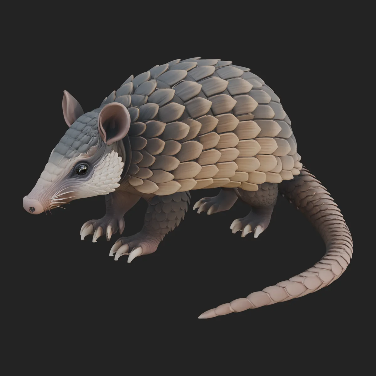 Pangolin Statue Design 2