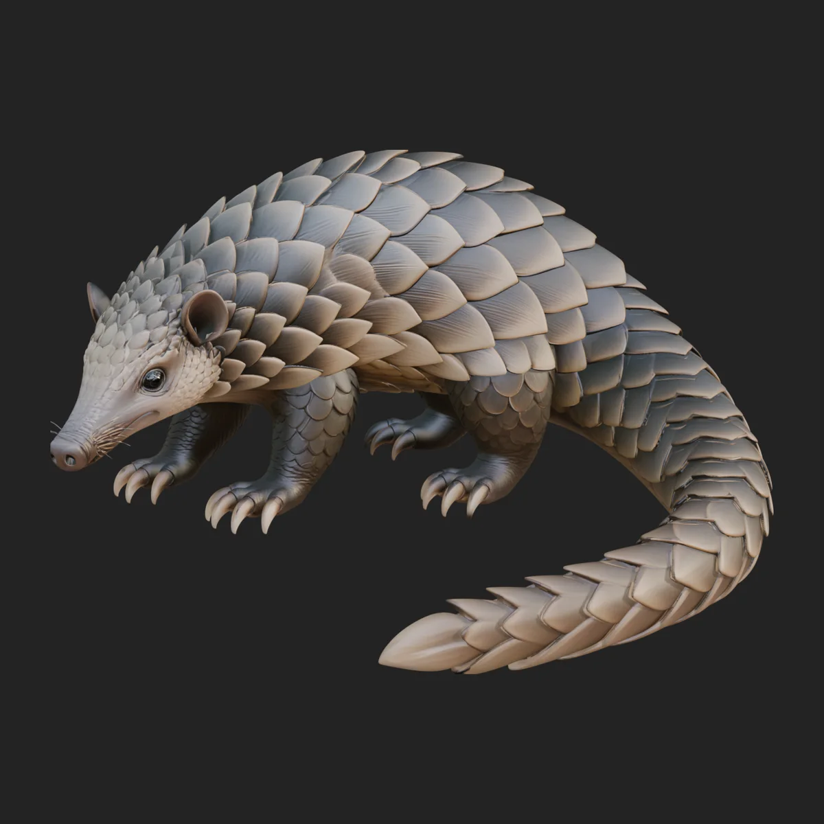 Pangolin Statue Design 4