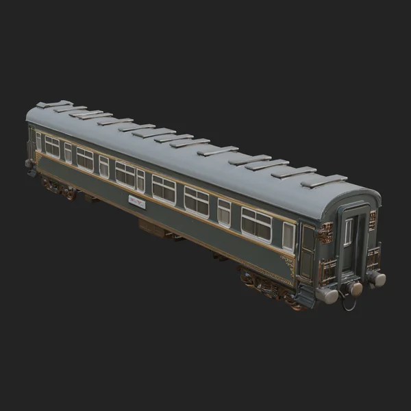 Passenger Train Car Model Design 1