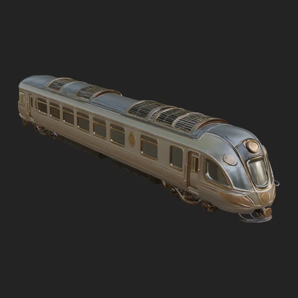 Passenger Train Car Model Design 12
