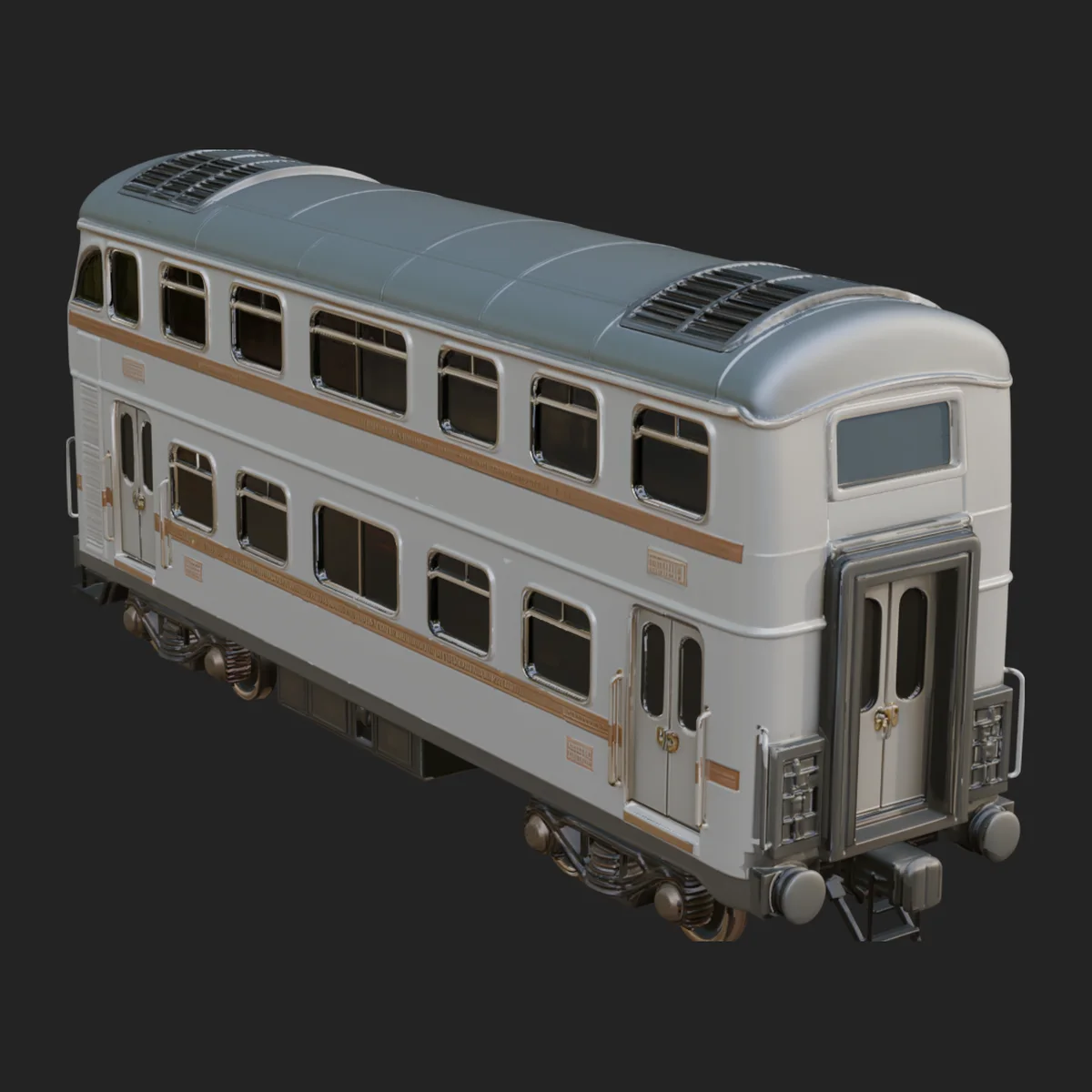 Passenger Train Car Model Design 15