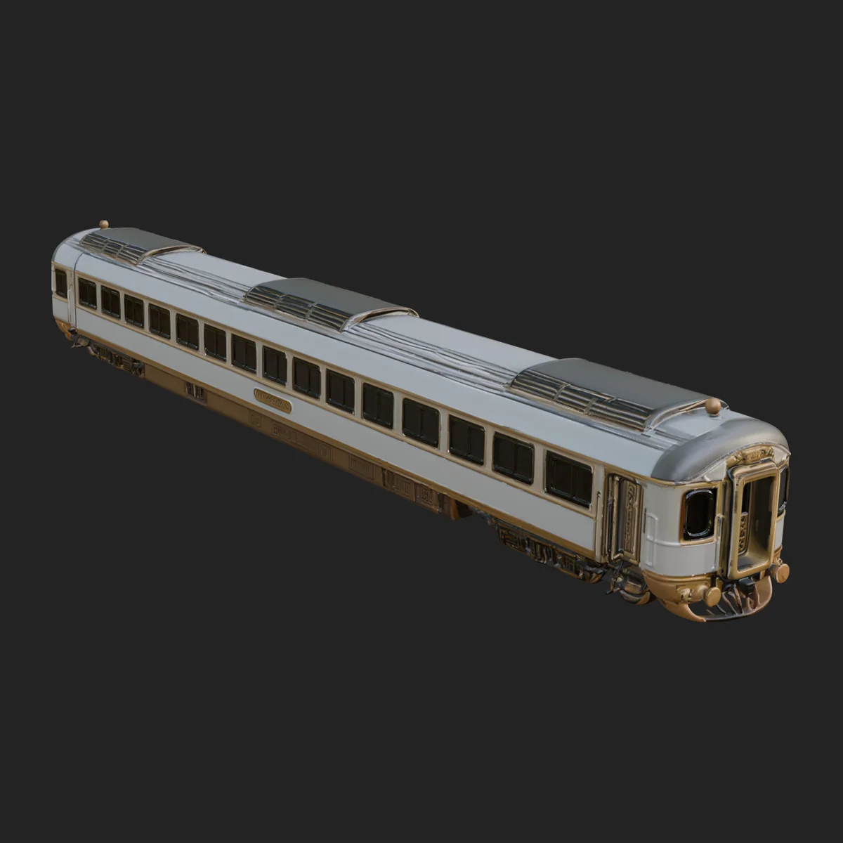 Passenger Train Car Model Design 2