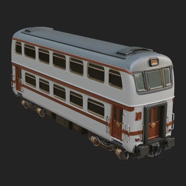 Passenger Train Car Model Design 3