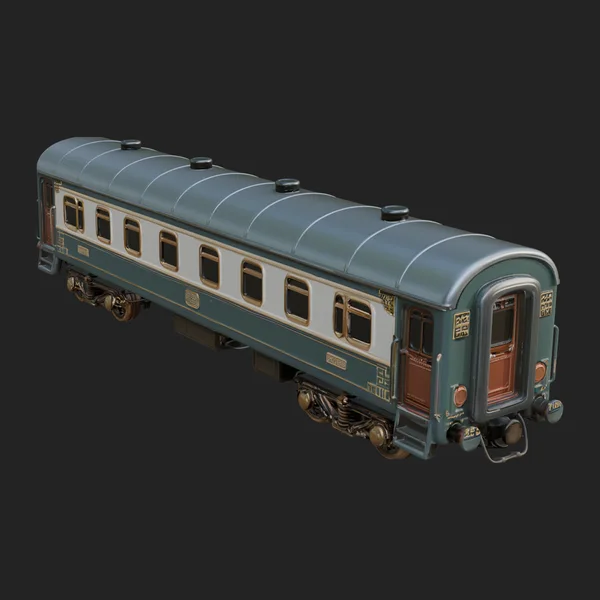 Passenger Train Car Model Design 6