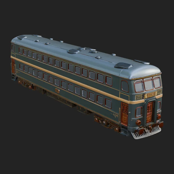 Passenger Train Car Model Design 9