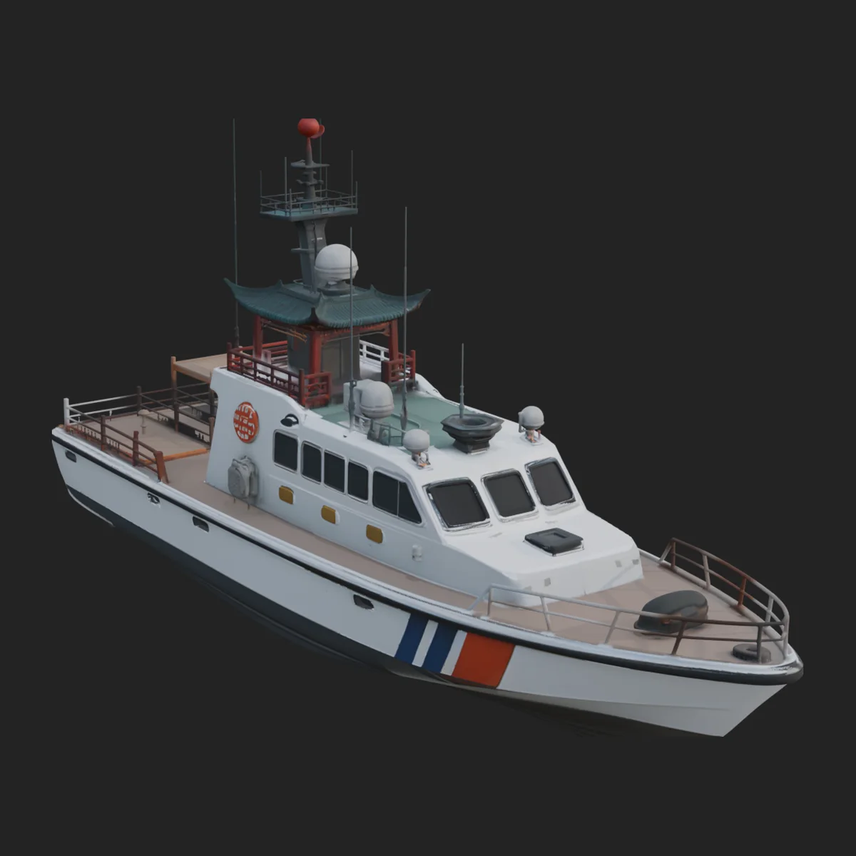 Patrol Boat Model Design 14