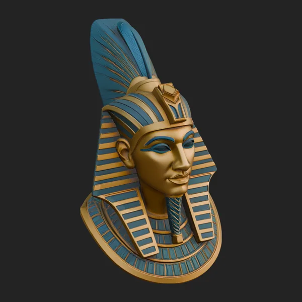 Pharaoh Nemes Bust Statue Design 5