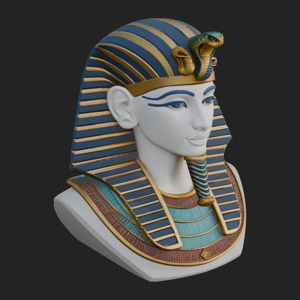 Pharaoh Nemes Bust Statue Design 8