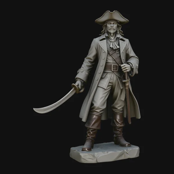 Pirate Lord Statue Design 4