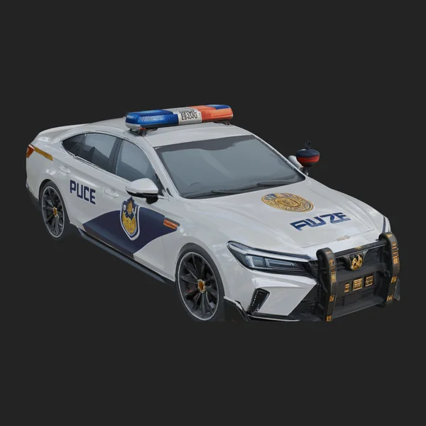 Police Patrol Car Model Design 10
