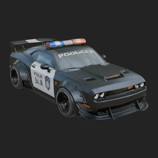 Police Patrol Car Model Design 5