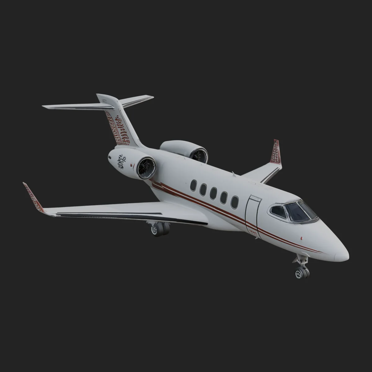 Private Jet Model Design 10