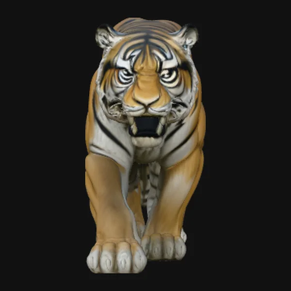 Prowling Tiger Statue Design 4