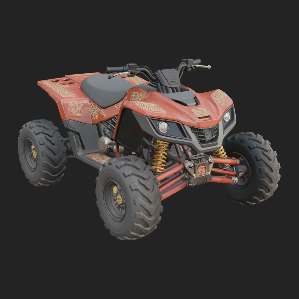 Quad Bike ATV Model Design 1