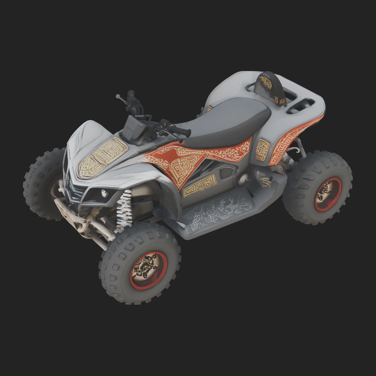 Quad Bike ATV Model Design 2