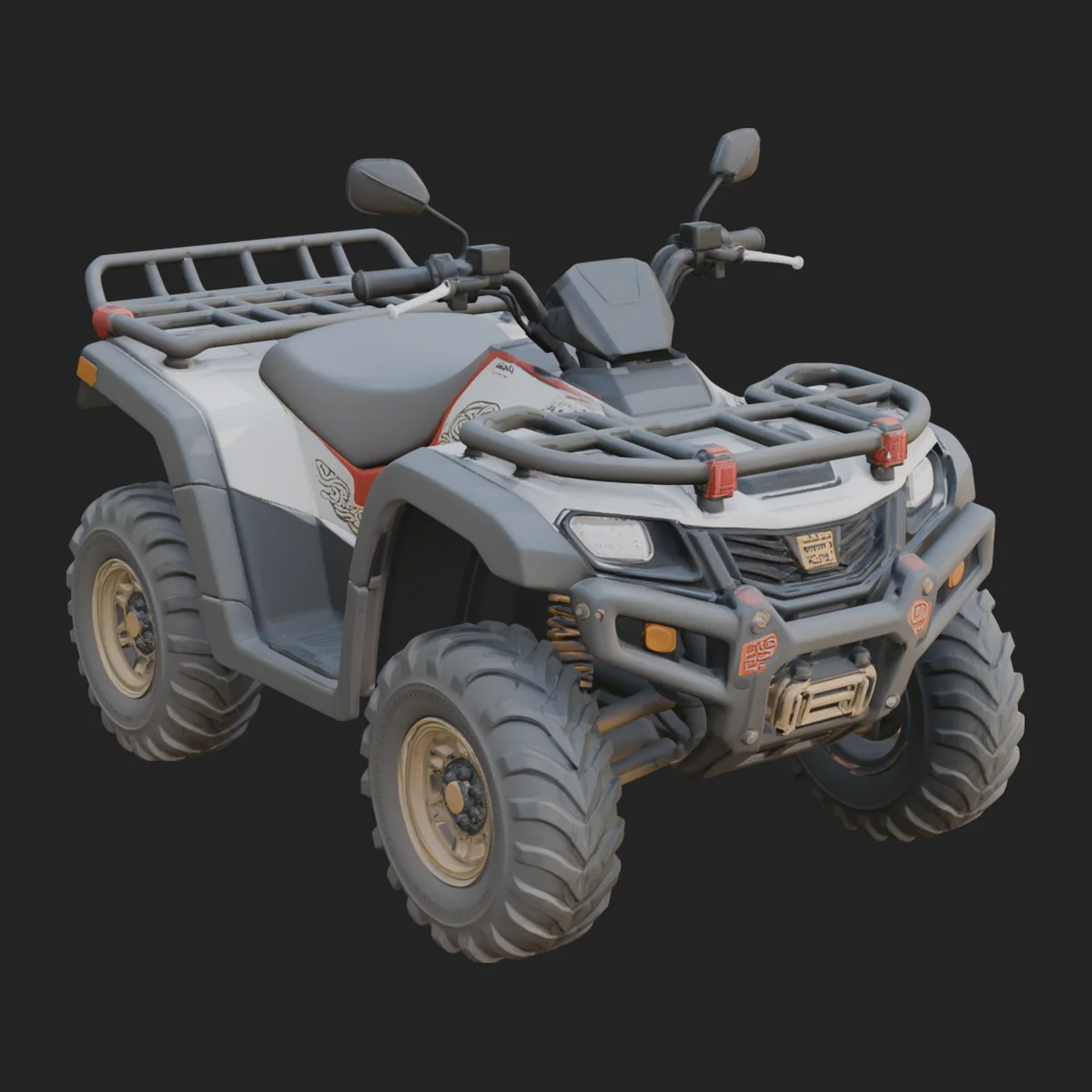Quad Bike ATV Model Design 3