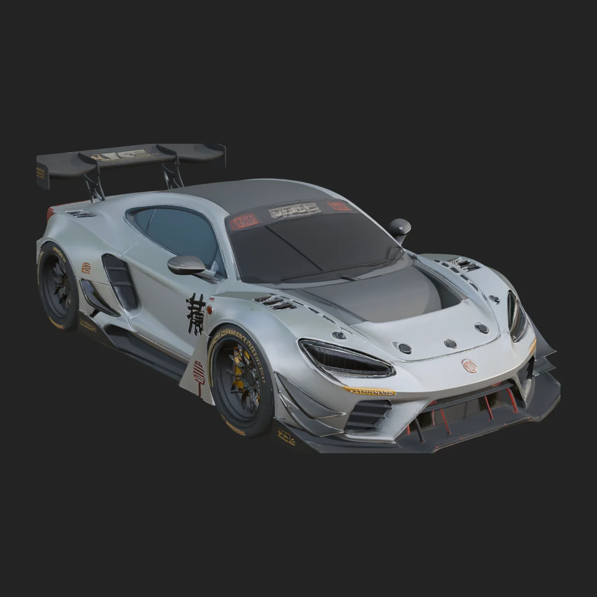 Racing Sports Car Model Design 10