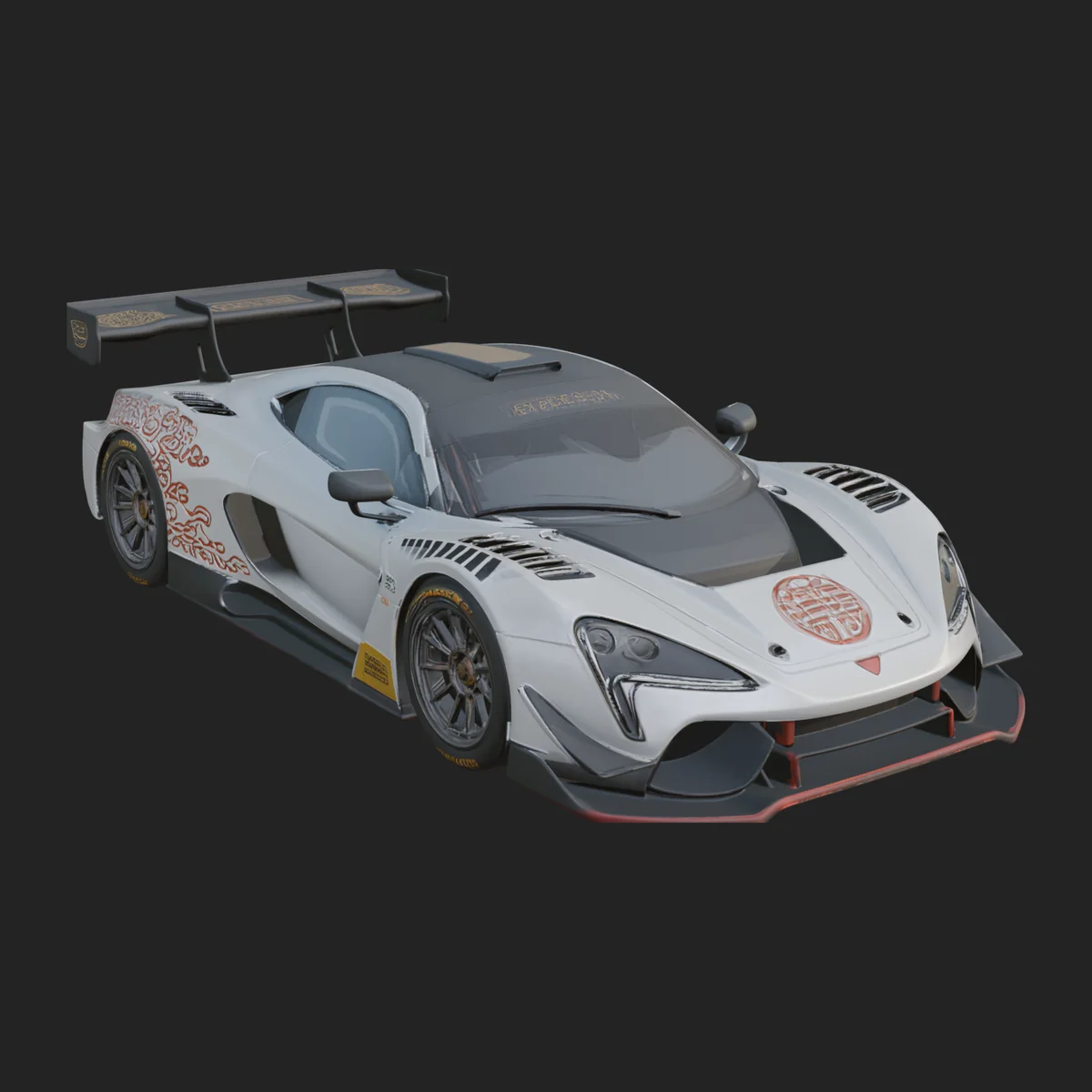 Racing Sports Car Model Design 13
