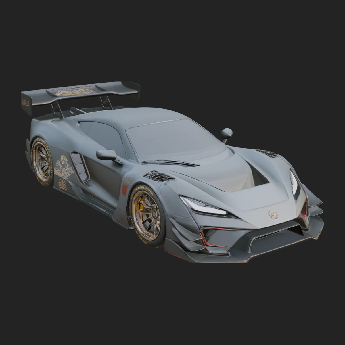 Racing Sports Car Model Design 15