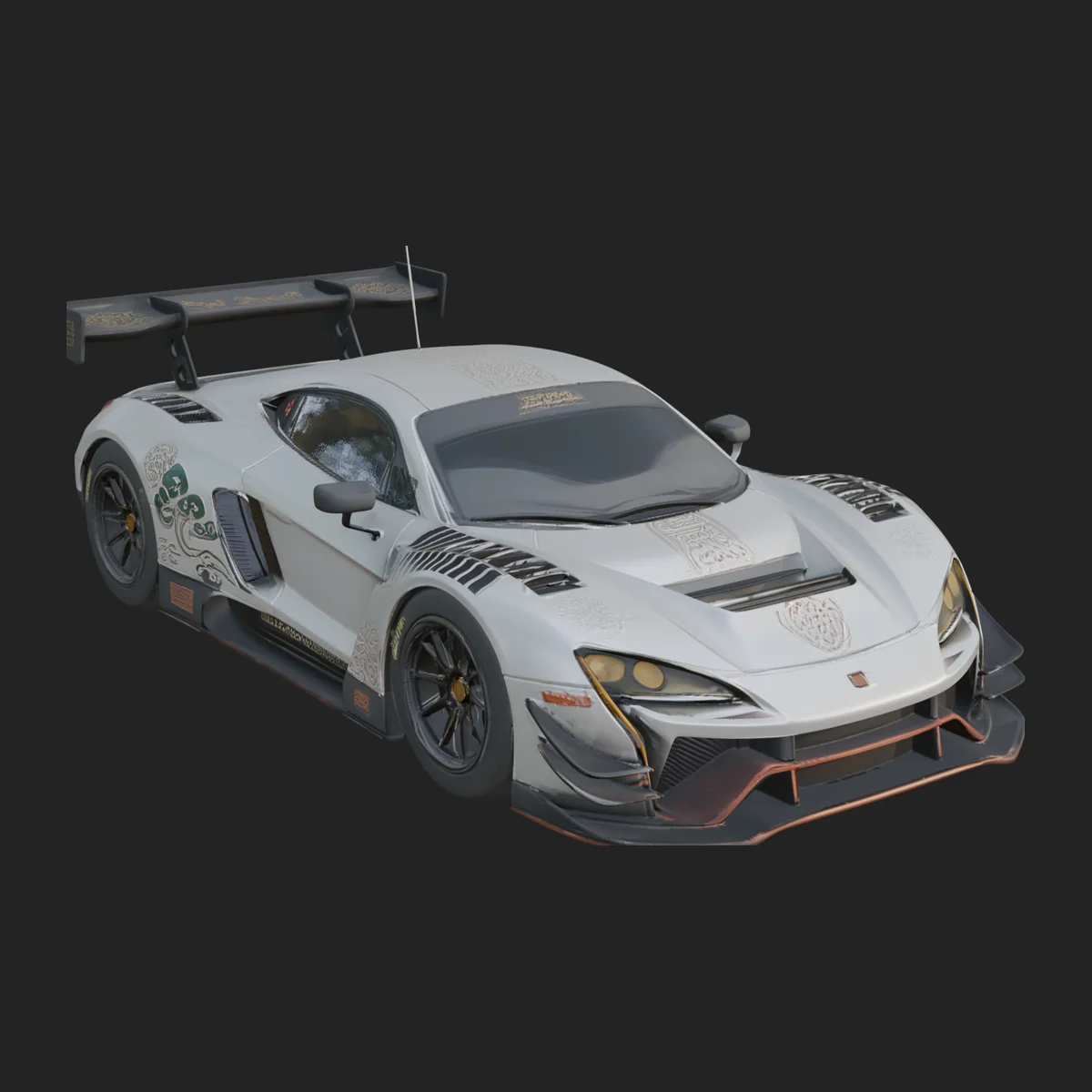 Racing Sports Car Model Design 8
